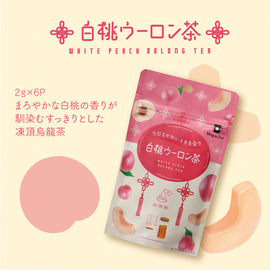 【ケース買い10%OFF】Mug&Pot 白桃ウーロン茶(ティーバッグ 2g×6P×12個)