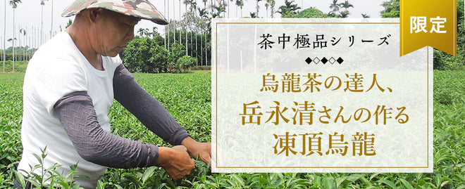 茶中極品シリーズ 台湾茶の達人、岳永清さんの作る凍頂烏龍茶