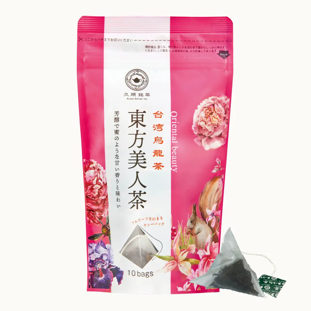 久順銘茶 東方美人茶（台湾烏龍茶 茶葉が開くリーフティーバッグ 2g×10包）