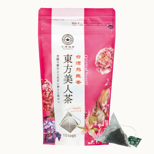 久順銘茶 東方美人茶（台湾烏龍茶 茶葉が開くリーフティーバッグ 2g×10包）