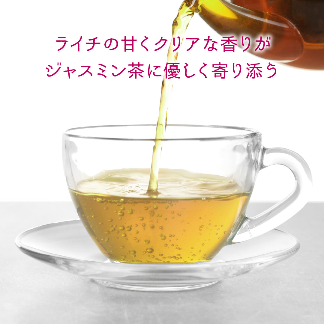 Mug&Pot ライチジャスミンティー（烏龍茶 ティーバッグ 2g×6包）