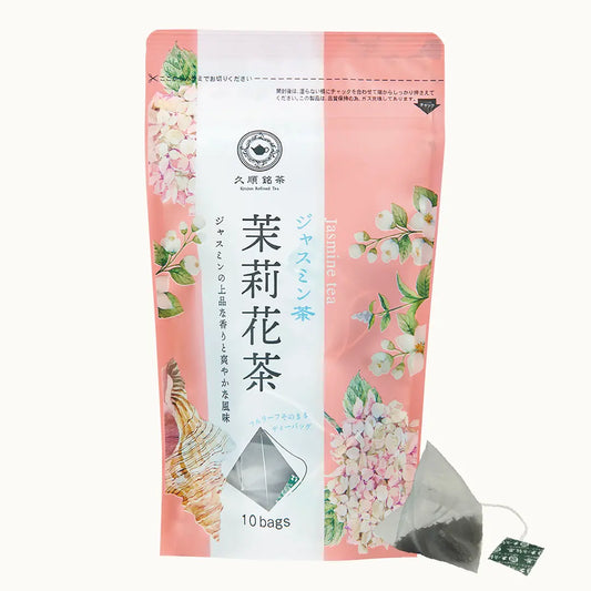 久順銘茶 ジャスミン茶（台湾茶 茶葉が開くリーフティーバッグ 2g×10包）