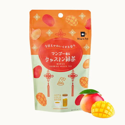 Mug&Pot マンゴー香るジャスミン緑茶（ティーバッグ 2g×6包）