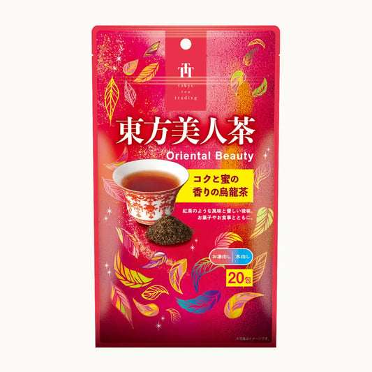 東方美人茶 台湾烏龍茶 お徳用ティーバッグ  マイタンブラー用 水出し可 1.5g×20包 Tokyo Tea Tradingシリーズ