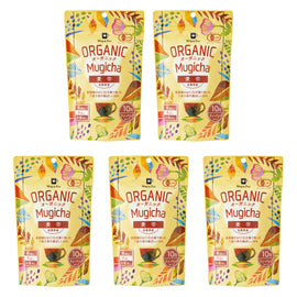 ★送料無料★ ORGANIC オーガニック 麦茶 5個セット50包（ティーバッグ 8g×10包×5個）