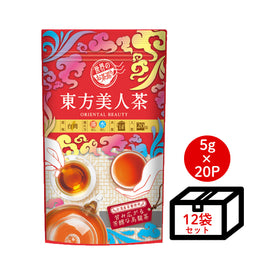 【ケース買い10%OFF】世界のお茶巡り 東方美人茶（台湾烏龍茶 お徳用ティーバッグ ジャグ&ペットボトル用 水出し可 5g×20包×12個）